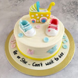 Babu shower theme cake